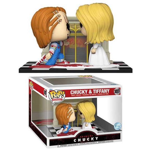 Bride of Chucky - Chucky & Tiffany Pop! Moment Vinyl Figure Set