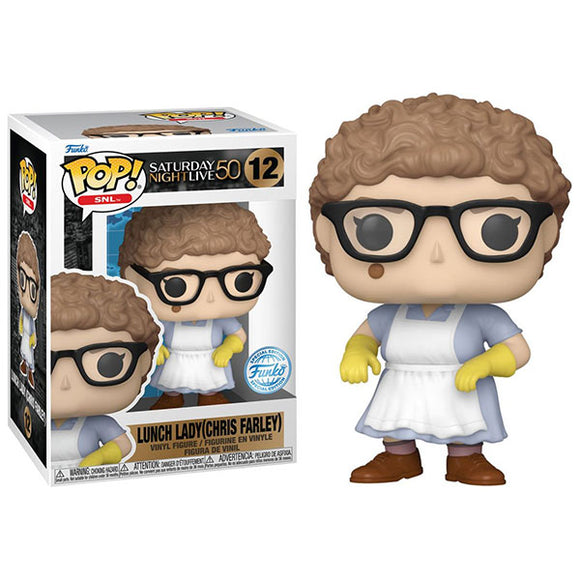 Saturday Night Live: 50th Anniversary - Lunch Lady (Chris Farley) Pop! Vinyl Figure