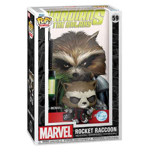 Guardians of the Galaxy - Rocket Raccoon Pop! Comic Cover Deluxe Vinyl Figure