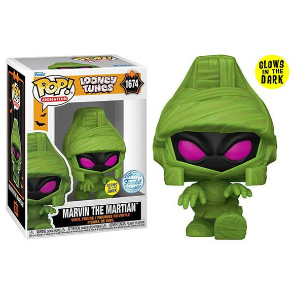 Looney Tunes: Halloween - Marvin Mummy Glow Pop! Vinyl Figure