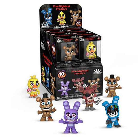 Five Nights at Freddy's: 10th Anniversary Mini Vinyl Figure Assortment - Set of 12