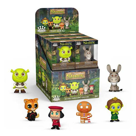 Shrek - Dream Works 30th Anniversary Mini Vinyl Figure Assortment - Set of 12