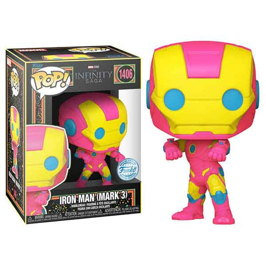 Marvel Comics - Iron Man MKIII (Infinity Saga) Black Light Pop! Vinyl Figure