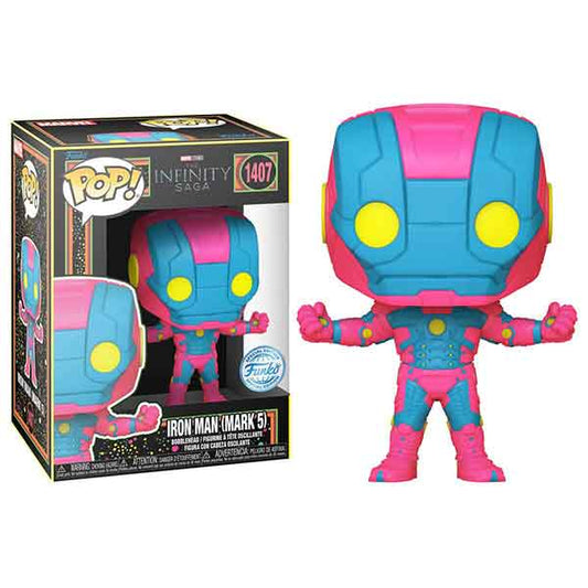 Marvel Comics - Iron Man MKV (Infinity Saga) Black Light Pop! Vinyl Figure