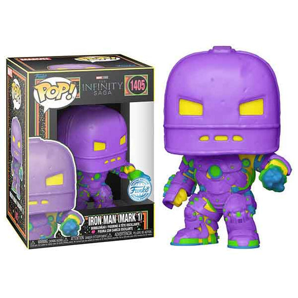 Marvel Comics - Iron Man MKI (Infinity Saga) Black Light Pop! Vinyl Figure