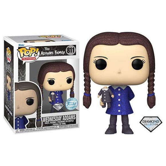 Addams Family (TV) - Wednesday Diamond Glitter Pop! Vinyl Figure