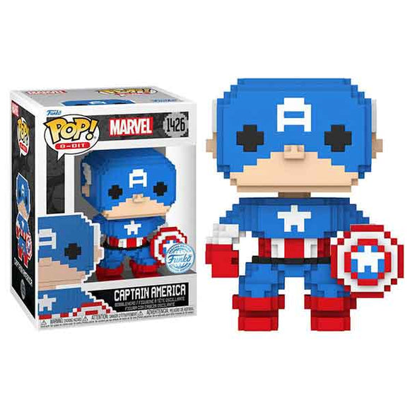 Marvel: 8-Bit - Captain America 8-Bit Pop! Vinyl Figure