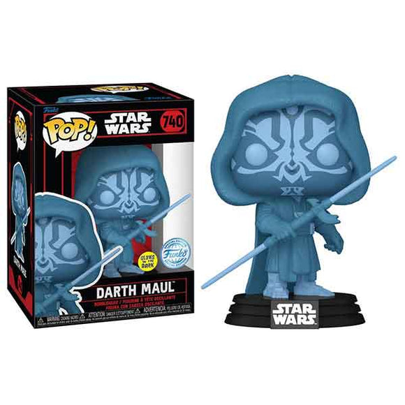 Star Wars: Darkside - Darth Maul (Hologram) Glow Pop! Vinyl Figure