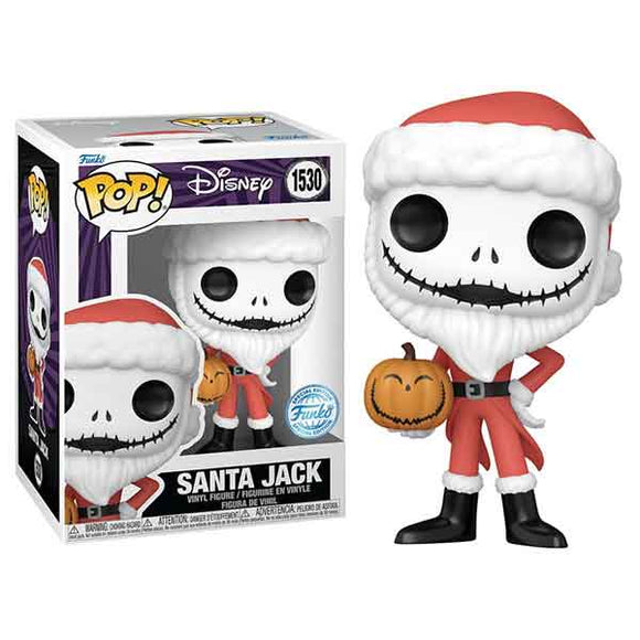 The Nightmare Before Christmas - Santa Jack with Jack-O-Lantern Pop! Vinyl Figure