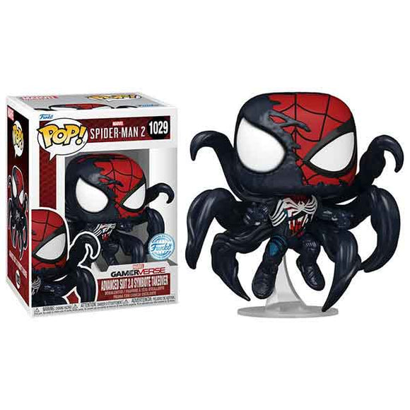 SpiderMan 2 (VG 2023) - Advanced Suit 2.0 (Symbiote Takeover) Pop! Vinyl Figure