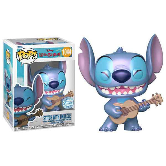 Lilo & Stitch - Stitch with Ukelele Pearlescent Pop! Vinyl Figure