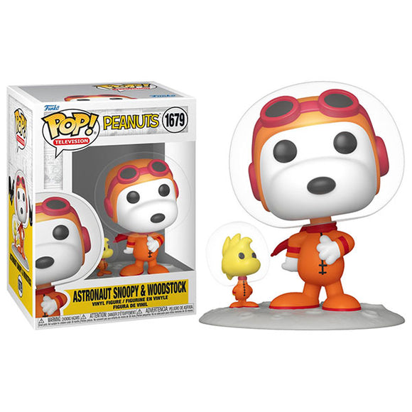 Peanuts - Astronaut Snoopy with Woodstock Pop! Vinyl Figure