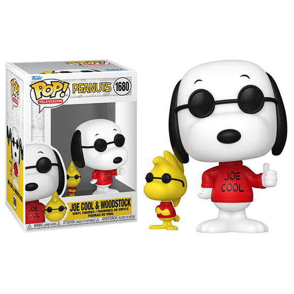 Peanuts - Joe Cool with Woodstock Pop! Vinyl Figure