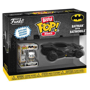 Batman - Batman with Batmobile Bitty Pop! Ride Vinyl Figure Set