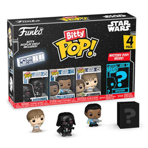 Star Wars - Darth Vader, Lando Calrissian, Luke Skywalker Bitty Pop! Vinyl Figures - Set of 4