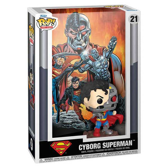 DC Comics - Cyborg Superman Pop! Comic Cover Deluxe Vinyl Figure