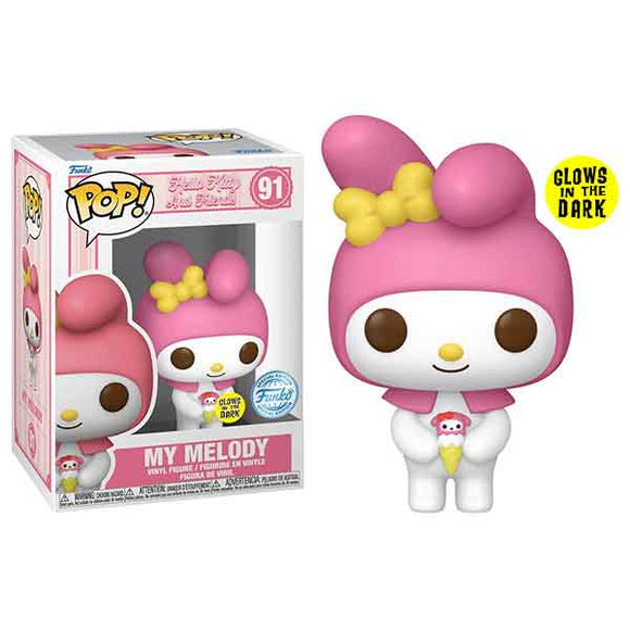 Hello Kitty - My Melody with Dessert Glow Pop! Vinyl Figure