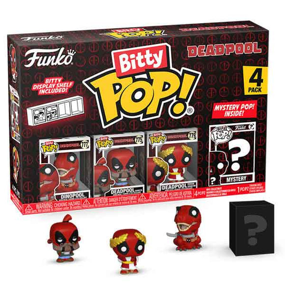 Deadpool - Dinopool Bitty Pop! Vinyl Figures - Set of 4