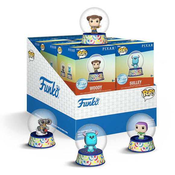 Pixar Mini Snow Globes Assortment - Set of 12