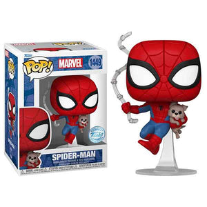 Marvel Comics - Spiderman with "Sandwich the Dog" Pop! Vinyl Figure