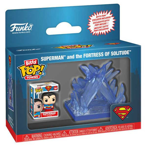 DC Comics - Fortress of Solitude Bitty Pop! Town Vinyl Figure Set