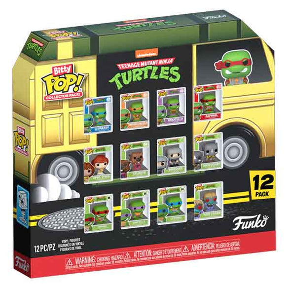 Teenage Mutant Ninja Turtles - Party Wagon Bitty Pop! Vinyl Figures - Set of 12