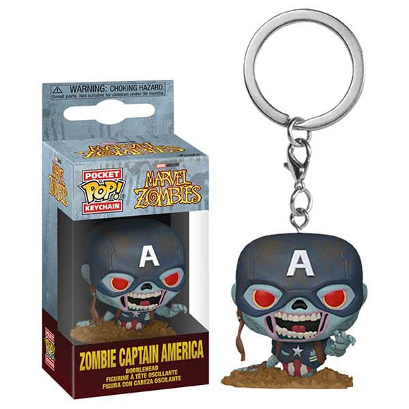 Marvel: Zombies - Zombie Captain America Pop! Keychain