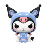 Hello Kitty - Kuromi as Baku Flocked Pop! Vinyl Figure
