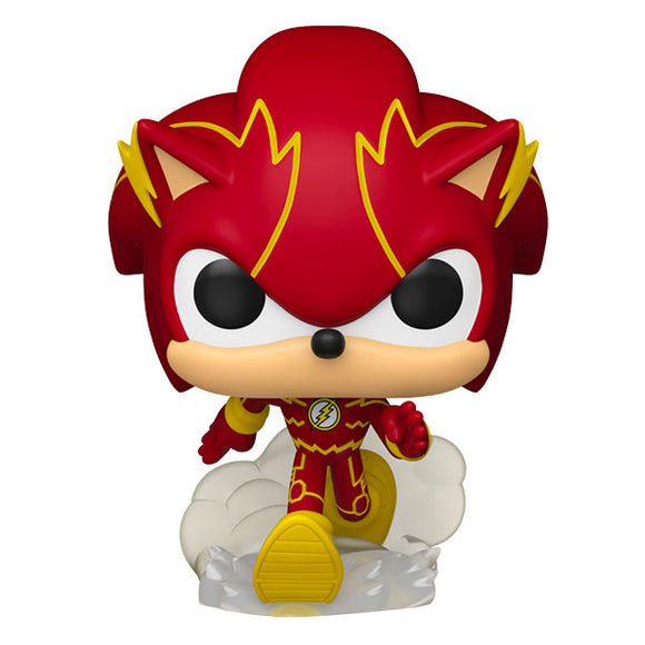 Justice League X Sonic the Hedgehog - Sonic as Flash Pop! Vinyl Figure