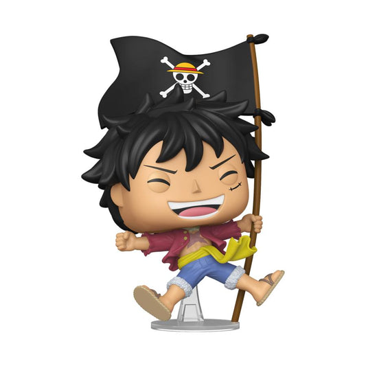One Piece - Luffy D. Luffy (with Flag) Pop! Vinyl Figure