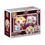 Hazbin Hotel - Charlie & Vaggie Pop! Keychain - Set of 2