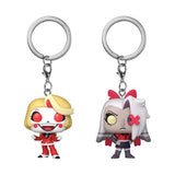 Hazbin Hotel - Charlie & Vaggie Pop! Keychain - Set of 2