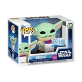 The Mandalorian & Grogu (2026) - Grogu (with Food) Flocked Pop! Vinyl Figure