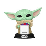 The Mandalorian & Grogu (2026) - Grogu (with Food) Flocked Pop! Vinyl Figure