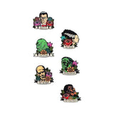 Universal Monsters - Monster Floral Tattoo Enamel Pin Blind Box Assortment - Set of 12