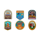 Disney Pixar - National Park Stickers Enamel Pin Blind Box Assortment - Set of 12