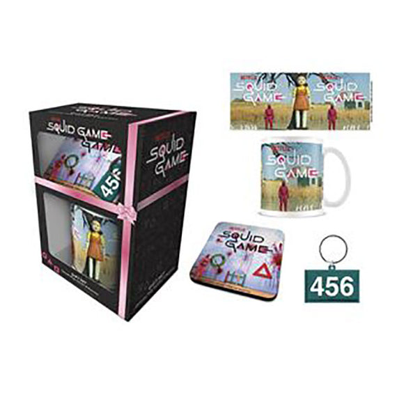 Squid Game - Events Mug, Coaster & Keychain Gift Set