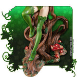 DC Comics - Poison Ivy on Vine Throne with Killer Flower Statue
