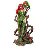 DC Comics - Poison Ivy on Vine Throne with Killer Flower Statue