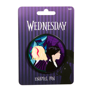 Wednesday - Stained-glass Character Enamel Pin