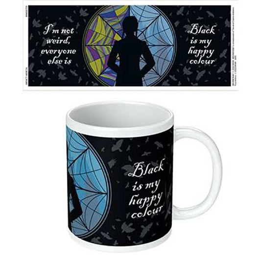 Wednesday - Black is my Happy Colour Mug