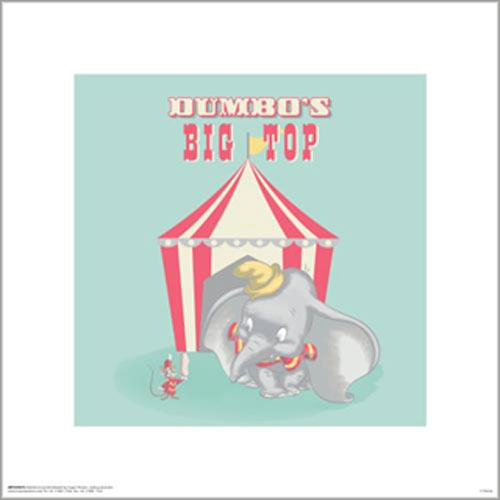 Dumbo Classic - Big Top 40 x 40cm Art Print