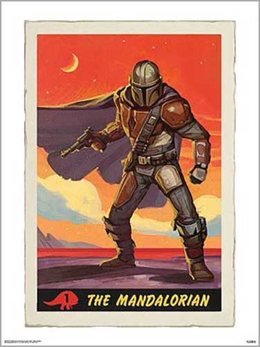 Star Wars: The Mandalorian - Collectors Card 60 x80cm Art Print