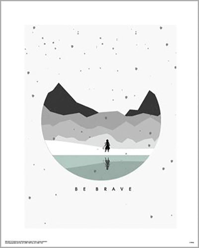 Frozen II - Be Brave 40 x 50cm Art Print