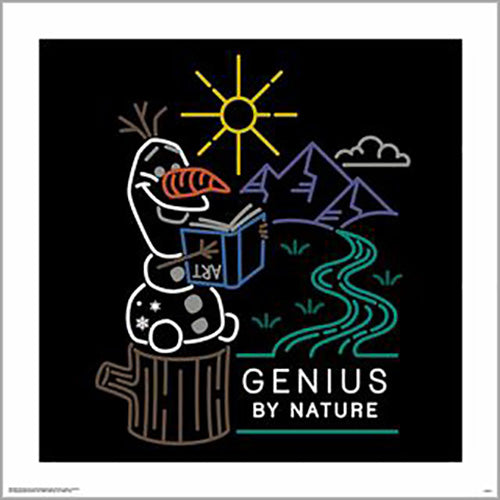 Frozen II - Genius By Nature 60 x 60cm Art Print