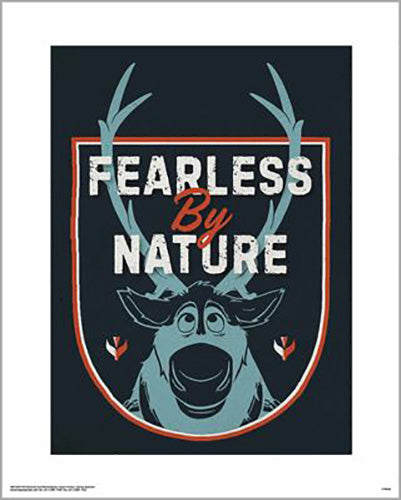 Frozen II - Fearless By Nature 40 x 50cm Art Print