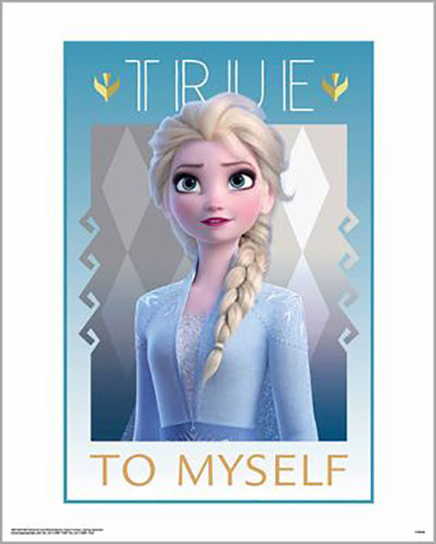 Frozen II - Elsa True To Myself 40 x 50cm Art Print