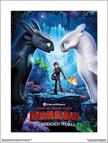How To Train Your Dragon 3 - One Sheet 30 x 40cm Art Print