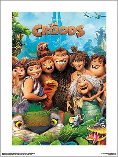 Croods - One Sheet 30 x 40cm Art Print