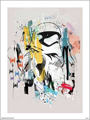 Star Wars: Episode IX - Stormtooper Grunge Collage 60 x 80cm Art Print